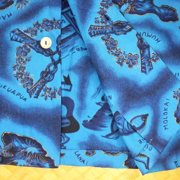Vintage 1950's Kiilani by Alfred Shaheen - Rare Hawaiian Islands Design